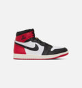 Air Jordan 1 Retro High OG Black Toe Men's Lifestyle Shoes - White / Black / Varsity Red / Sail