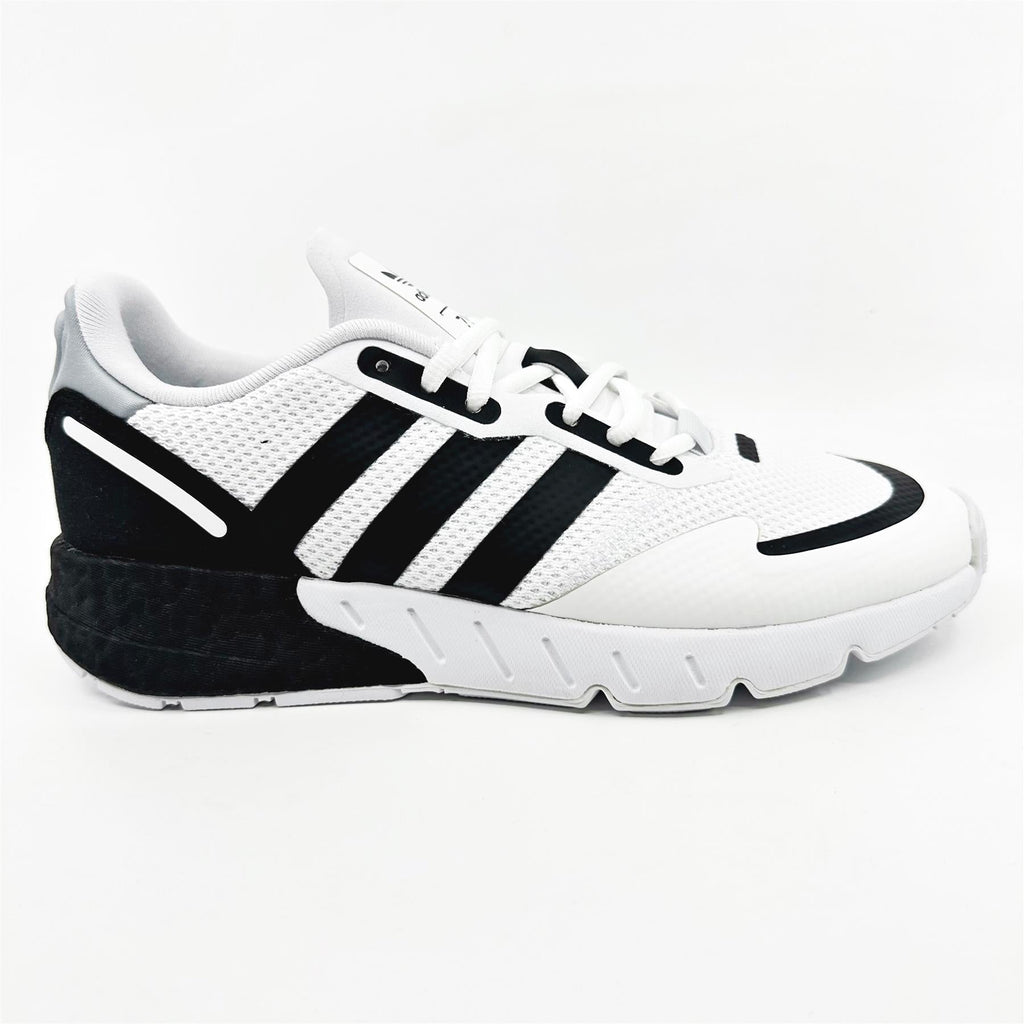 adidas ZX 1K Boost Cloud White Black Men Athletic Sneaker FX6510