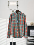 Ralph Lauren Men's Long‑Sleeve Plaid Flannel Shirt With Double Chest Pockets