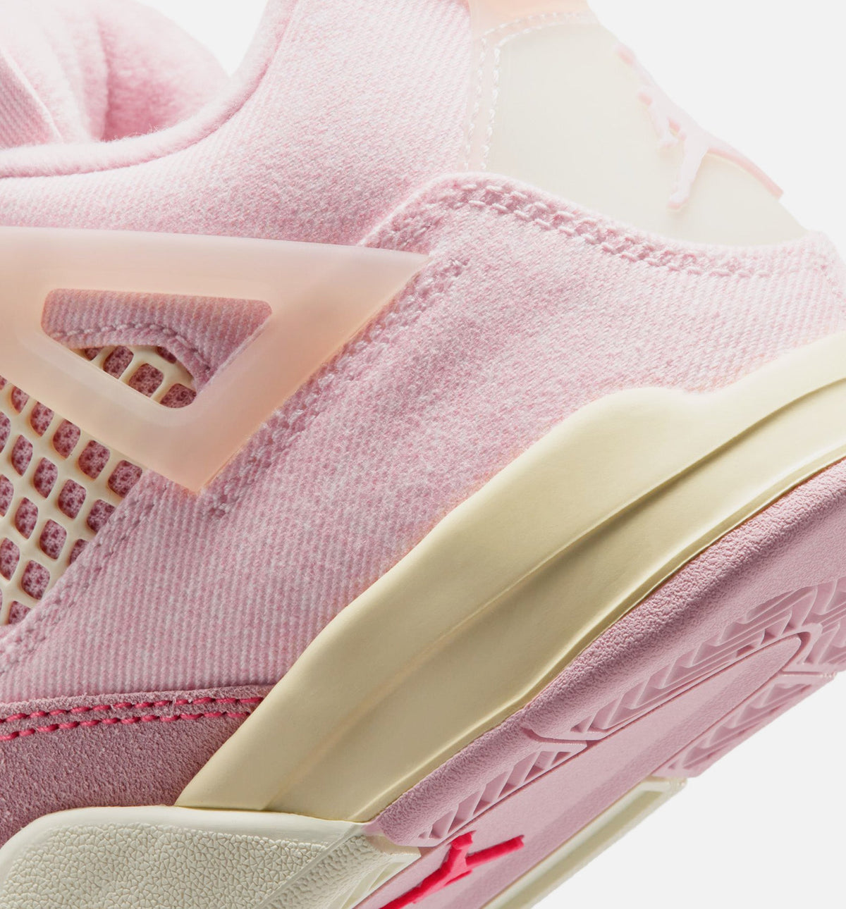 Air Jordan 4 Retro Pink Pearl and Iced Carmine Preschool Sneakers