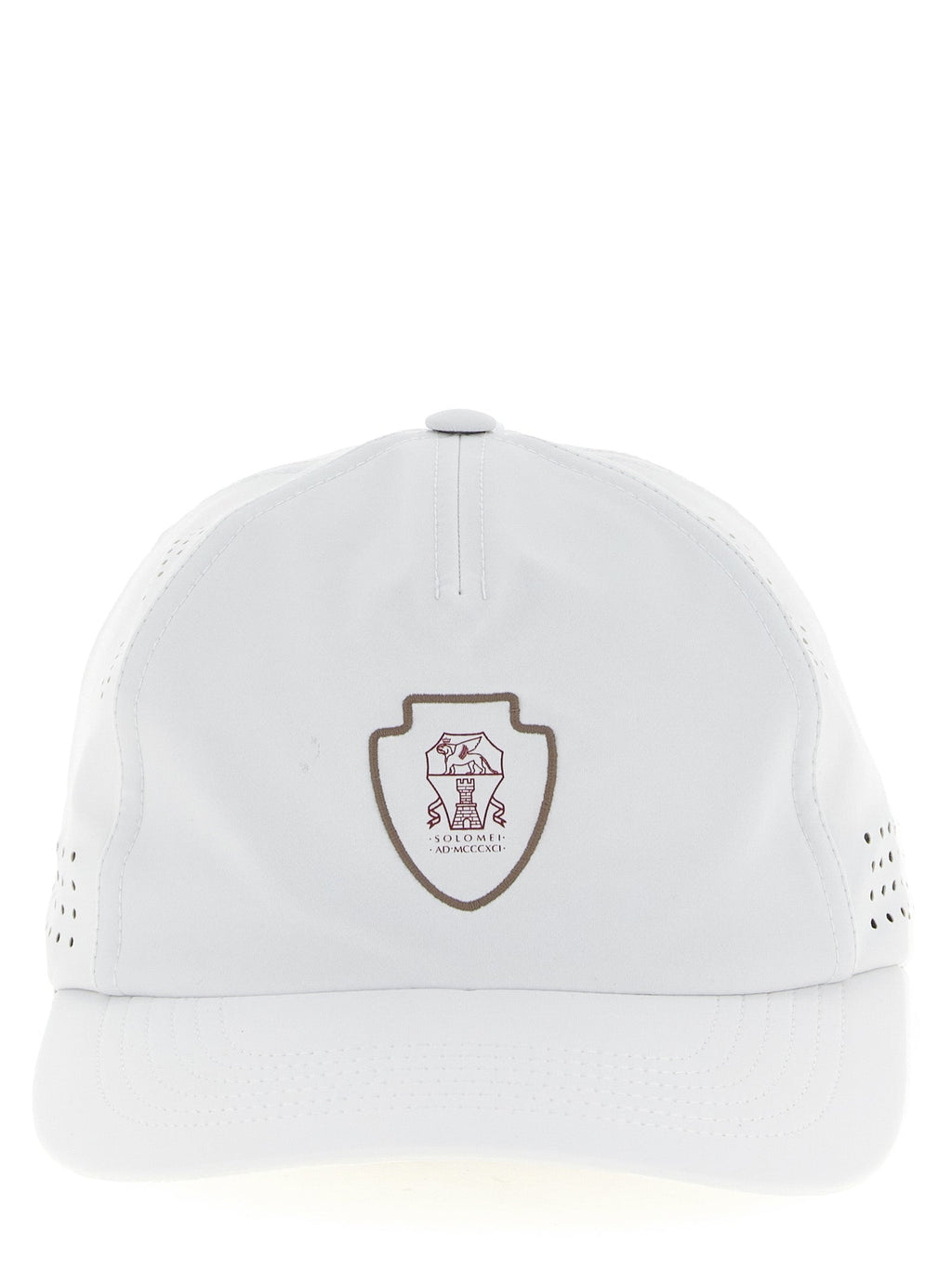 Brunello Cucinelli White Nylon Baseball Cap