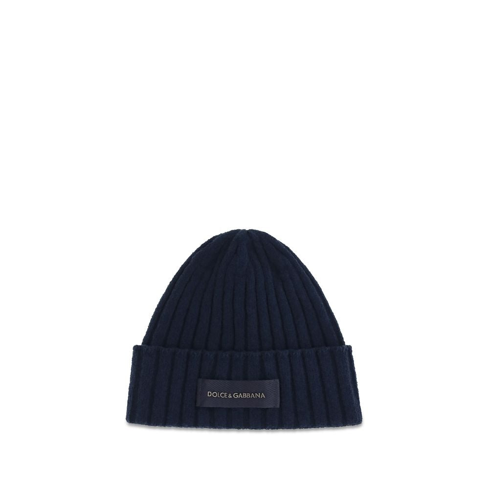 Dolce & Gabbana Blue Wool Beanie