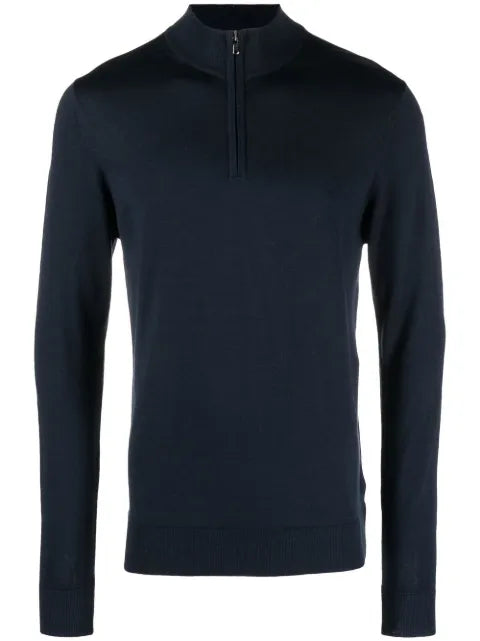 Sunspel high-neck long-sleeve jumper