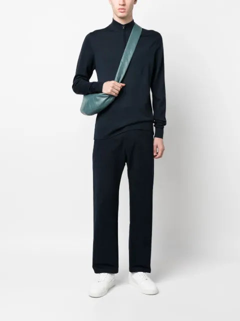 Sunspel high-neck long-sleeve jumper