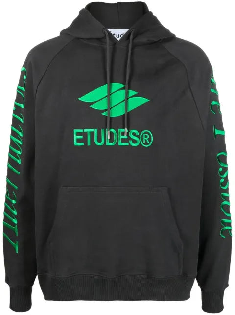 Études Studio Racing Eco logo-embroidered hoodie