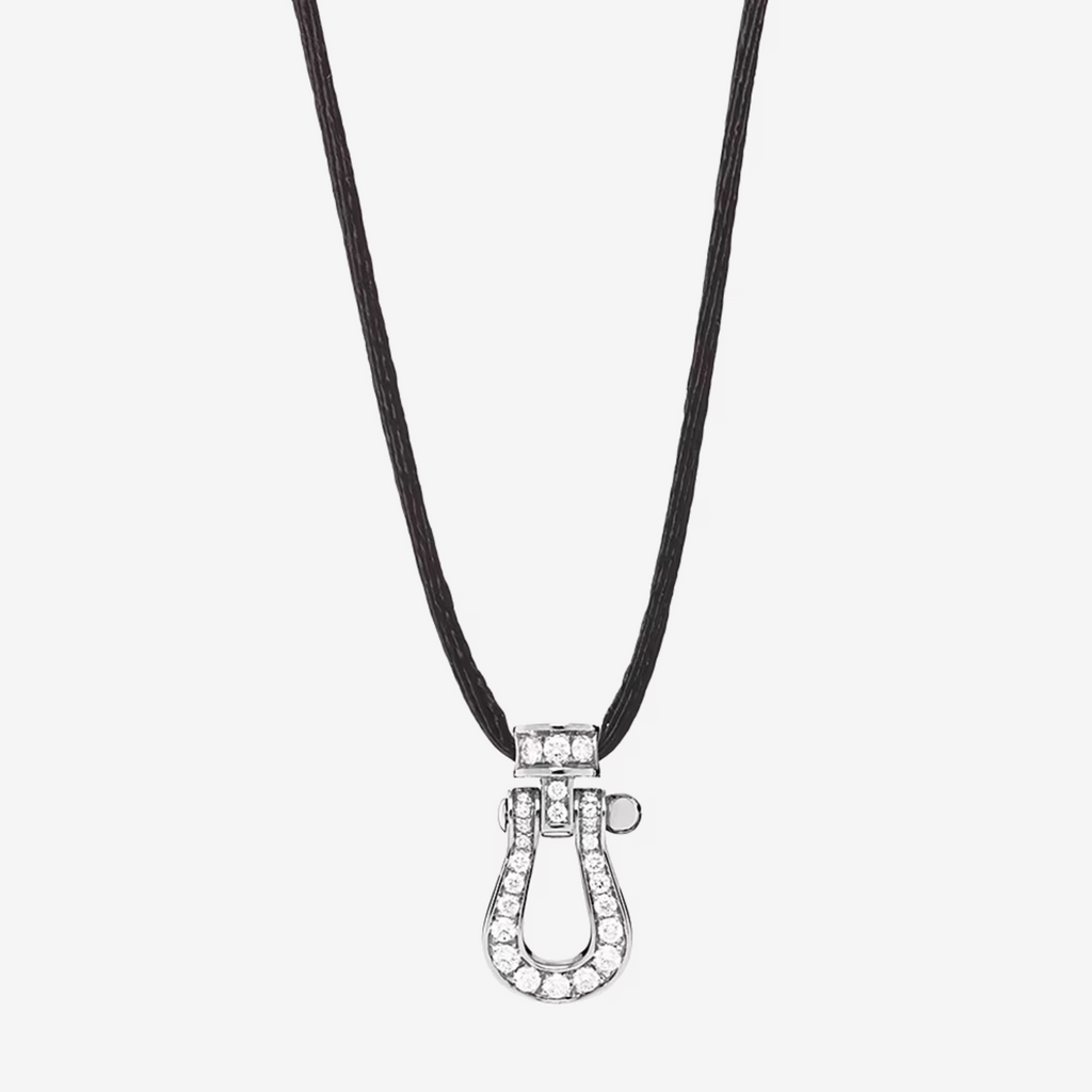 FRED FORCE 10 PENDANT FULL DIAMOND NECKLACE MEDIUM MODEL