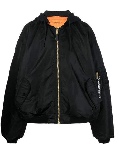VETEMENTS hooded bomber jacket