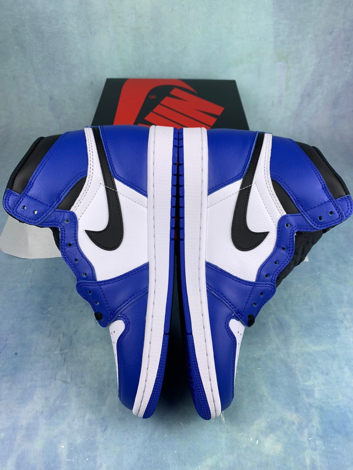 Air Jordan 1 High Game Royal Small Lightning 555088-403 Unisex Sneakers