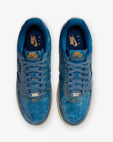 Nike Air Force 1 Retro 'Coastal Blue/Natural' Sneakers