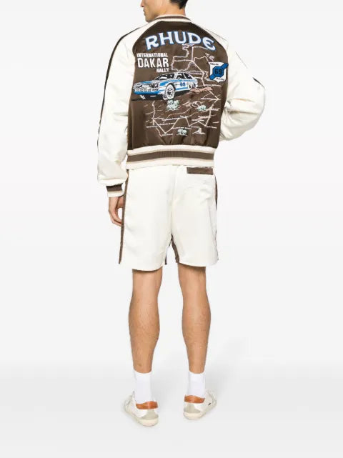 RHUDE Souvenir embroidered bomber jacket