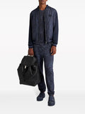 ETRO logo-embroidered paisley-print bomber jacket