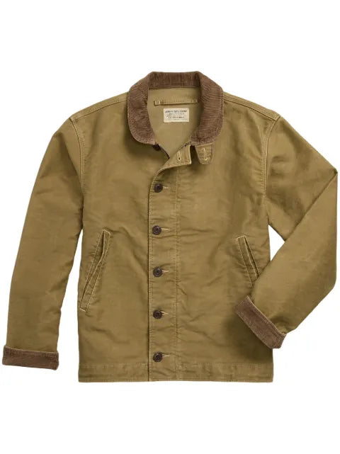 Ralph Lauren RRL corduroy-collar cotton jacket