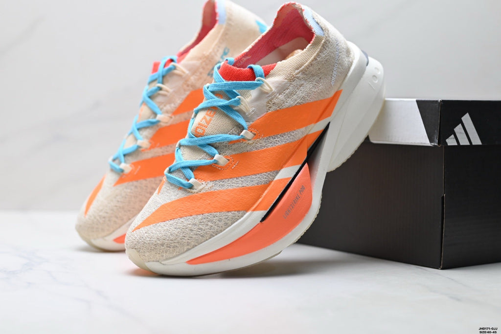 Adidas K81801850 Men's Running Shoes | 3-Color Statement Trainer - 3 Colorways incl. Grey/Coral & Red/Black