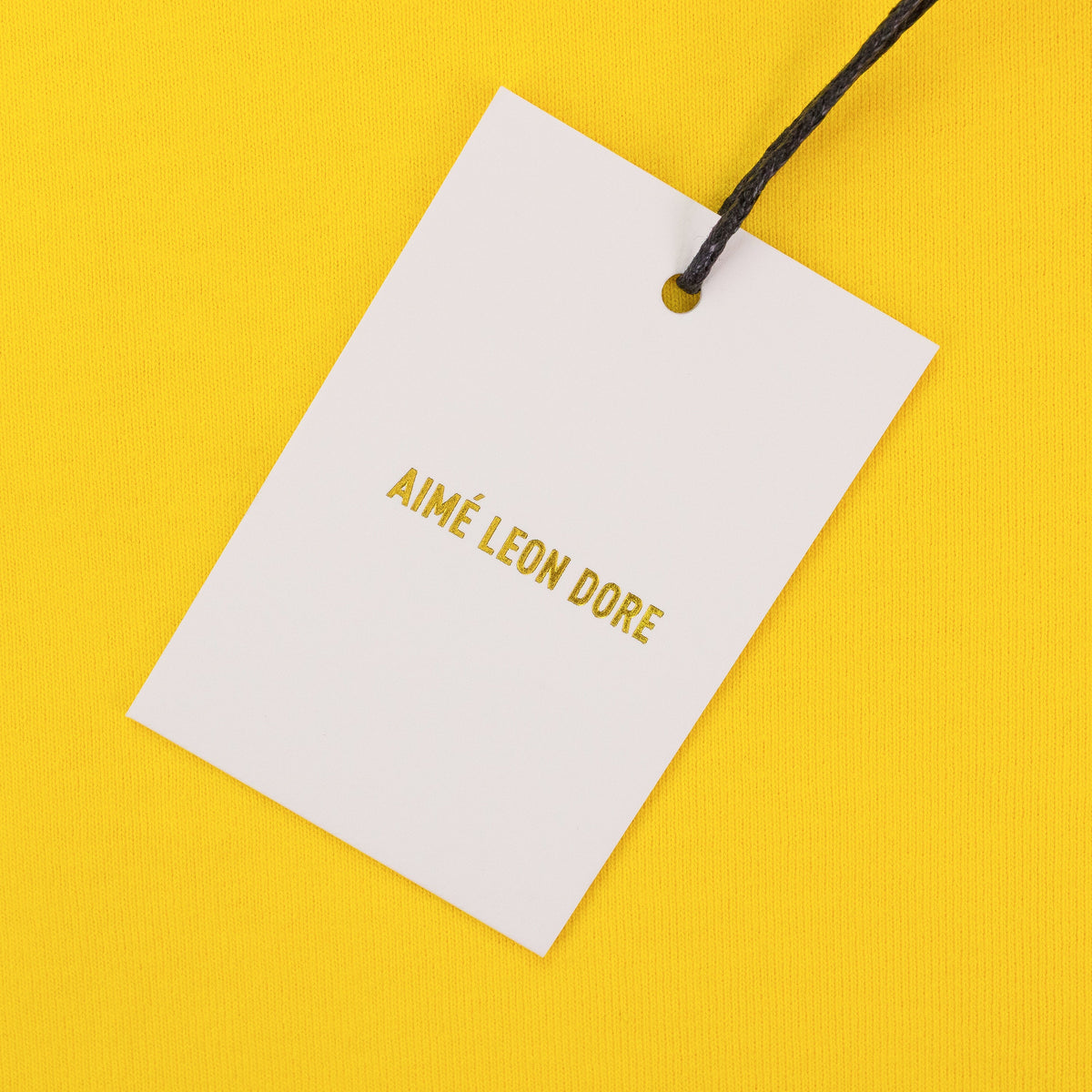 YELLOW CHROME LOGO T-SHIRT