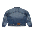 INDIGO OVERSIZED DENIM TRUCKER JACKET