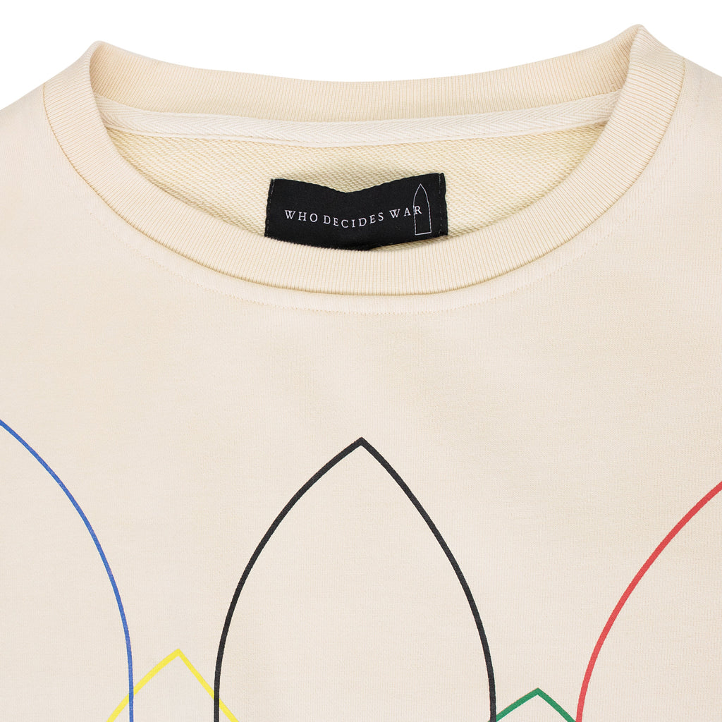 IVORY INTERTWINED WINDOWS HOODIE