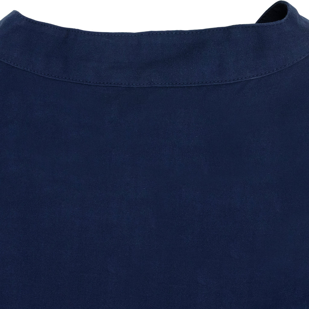 Blue Pleated Dress