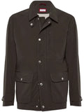 Brunello Cucinelli raglan-sleeve field jacket
