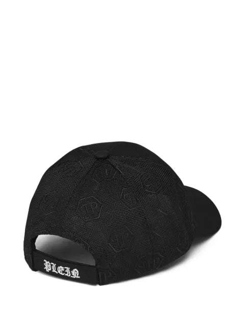 Philipp Plein hexagon-appliqué baseball cap