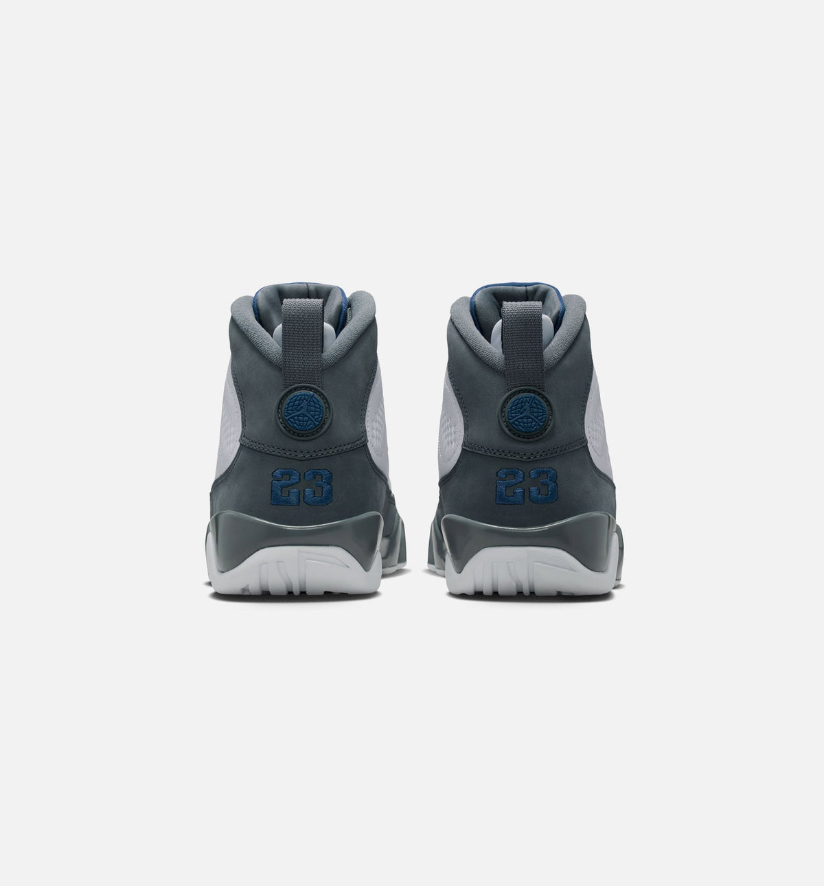 Air Jordan 9 Retro 'Flint Grey and French Blue' - Men's Lifestyle Sneaker (White/French Blue/Flint Grey)