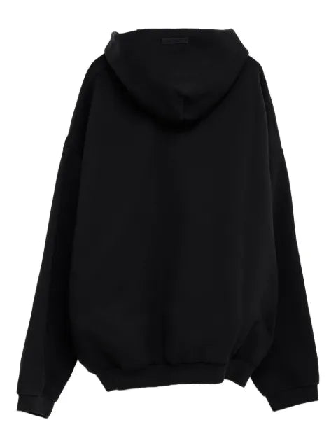 FEAR OF GOD ESSENTIALS logo-patch hoodie