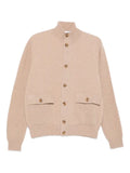 Lardini ribbed-cuff cardigan