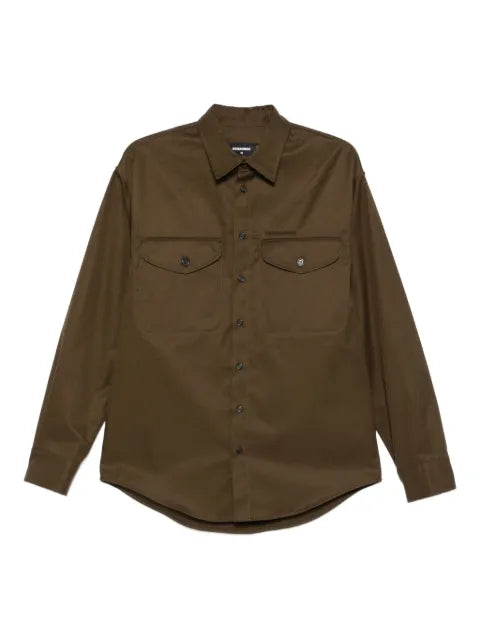 DSQUARED2 Utility double-pocket cotton shirt