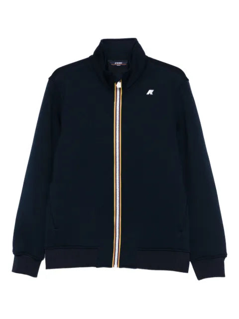 K-Way zip-fastening ribbed-hem sweater