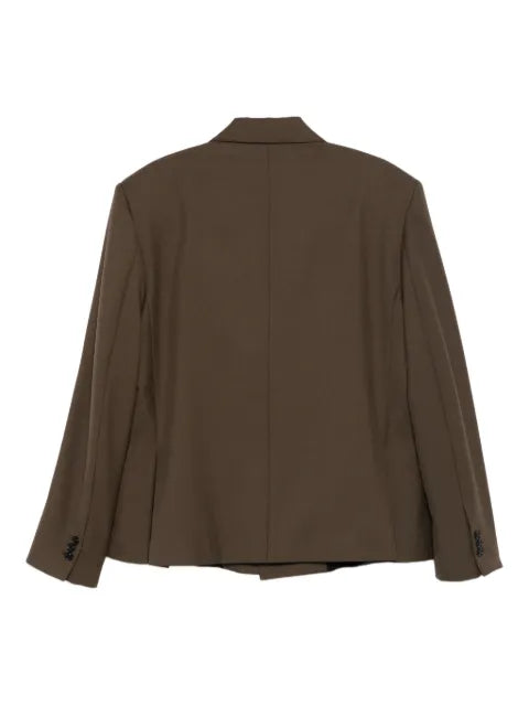 NotRainProof scissors-brooch blazer