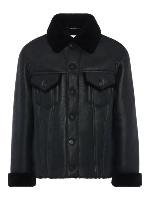 Maison Margiela waxed shearling jacket