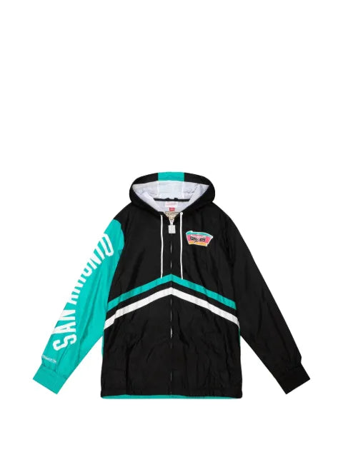 Mitchell & Ness NBA San Antonio Spurs full-zip windbreaker
