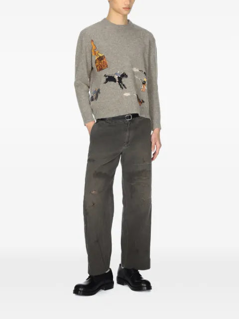 Enfants Riches Déprimés Come Live With Me graphic crew-neck sweater