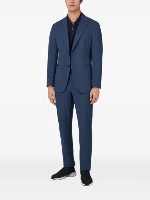 Boggi Milano single-breasted patch pocket jacket