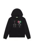 Denim Tears zip-up embellished hoodie