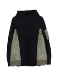 sacai zip-pocket hoodie