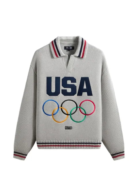 KITH Team USA rugby olympics graphic sweater