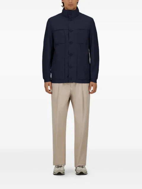 Herno high-neck shirt jacket