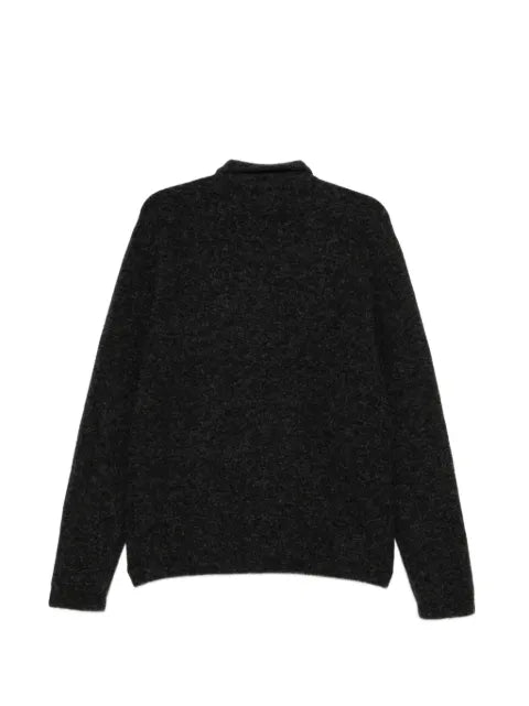 James Perse high-neck long-sleeve cardigan