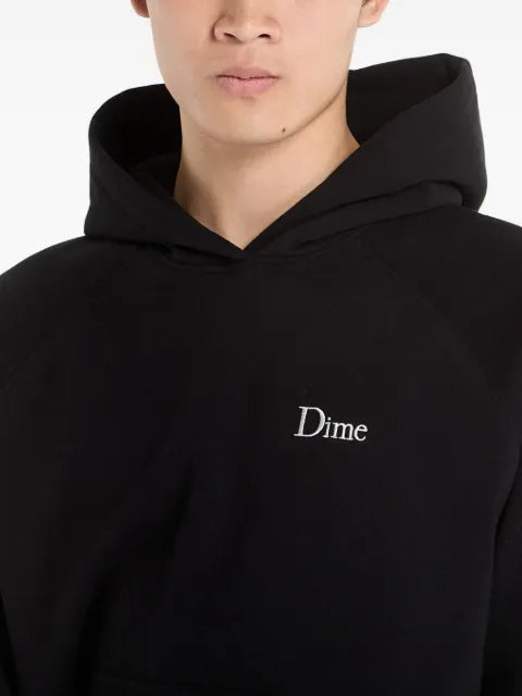 dime logo-detail hoodie