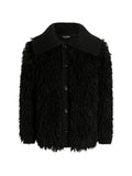Dolce & Gabbana fur-effect knit cardigan