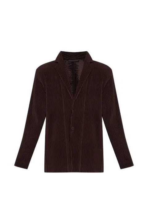 Homme Plissé Issey Miyake pleated notch-lapel jacket