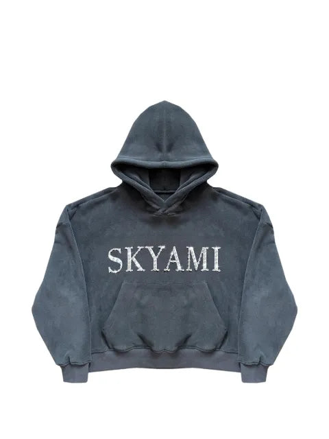 77 Studios Skyami rhinestone-embellished hoodie