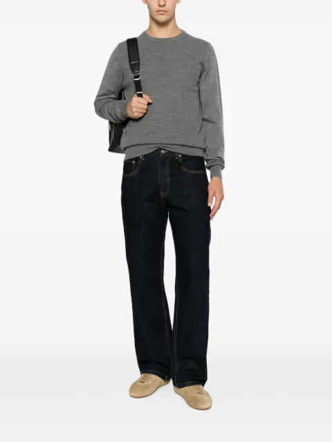 SERGIO MORETTI FIRENZE long-sleeve crew neck sweater