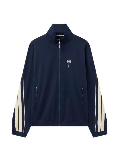 Palm Angels Palm Tree striped track jacket