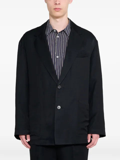 ssstein single-breasted twill jacket