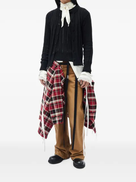 Ann Demeulemeester Rikki brushed-rib sweater