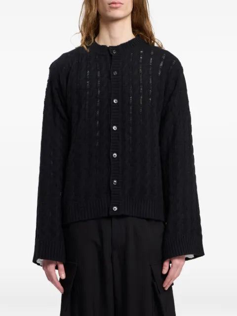 Ann Demeulemeester cable-knit cardigan