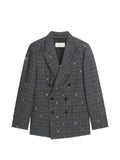 DRIES VAN NOTEN embroidered wool blazer