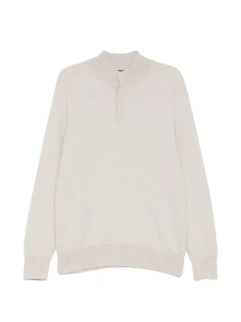 N.Peal half-button sweater