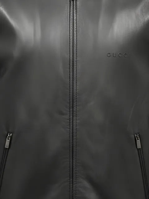Gucci nappa-leather bomber jacket
